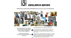Desktop Screenshot of deklerck-bexen.com