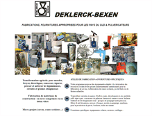 Tablet Screenshot of deklerck-bexen.com